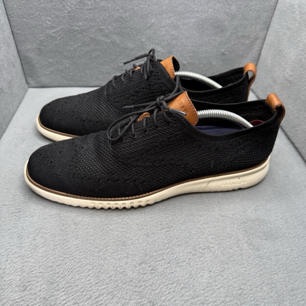 Cole Haan 2.ZEROGRAND Stitchlite Oxford Mens 10 Black Knit Grand.OS Shoes